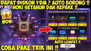 🔥 FREE FIRE❗CARA DAPAT DISKON 9 DIAMOND DI EVENT LUCKY WHEEL | EVENT BUNDLE MASKED WARLORD !!