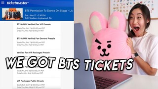 buying BTS concert tickets 2021 *so difficult* | vlog