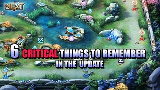 SIX IMPORTANT THINGS TO REMEMBER IN THE NEXT UPDATE 1.5.16 - MLBB