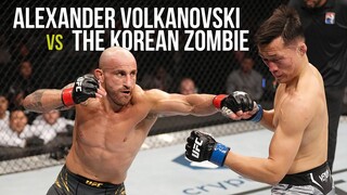 Every Significant Strike Alexander Volkanovski Landed on The Korean Zombie | UFC