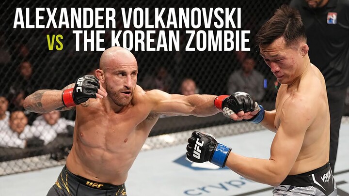 Every Significant Strike Alexander Volkanovski Landed on The Korean Zombie | UFC