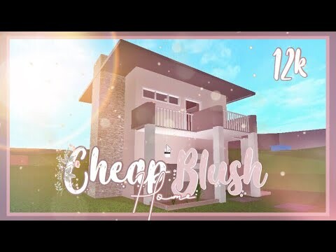 Bloxburg Cheap Blush Home Speed Build