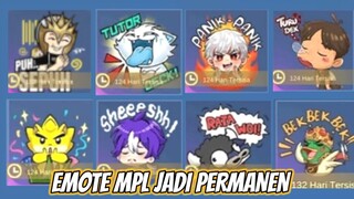 KABAR GEMBIRA, BATTLE EMOTE MPL DI BIKIN PERMANEN SEMUA, UDAH TIDAK TRIAL 90 HARI LAGI !!!