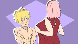 BORUTO VS SAKURA (a parody of naruto/boruto)