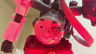 [Stop Motion Animation] Gungun vs Cult Thomas 2 Thomas tháo dỡ Guncannon rồi sáp nhập?