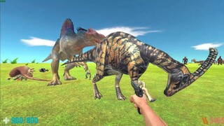 Handgun versus All Units. FPS Perspective! Animal Revolt Battle Simulator