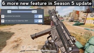 6 more new features no one knows about CODM Season 5 update