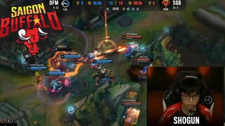 Shogun cầm Lucian trổ tài sấy cực thốn | DFM vs SGB MSI 2022