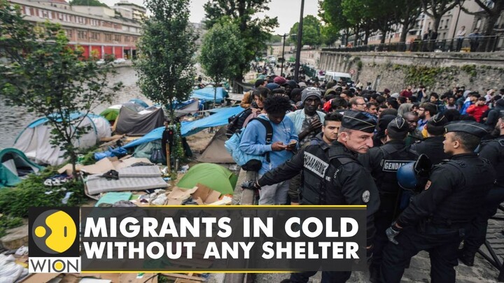 France: Migrants battle cold weather after a difficult journey | WION | World News | English News