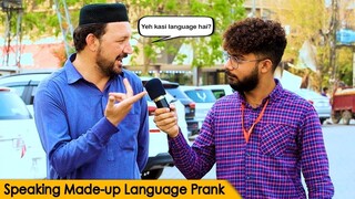 Reporter Speaking Strange Language Prank @Crazy Prank TV