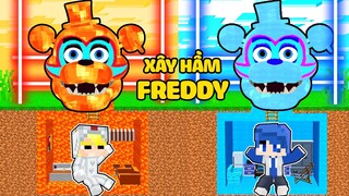 TÔ GÀ THỬ THÁCH 24H XÂY HẦM BÍ MẬT GLAMROCK FREDDY TRONG MINECRAFT*1 NGÀY CĂN XÂY HẦM FREDDY MẬT