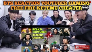 BTS!!! NGEREACTION YOUTUBER GAMING FREE FIRE KETEMU CHEATER | BUDI01 GAMING | OBBYPHY DLL