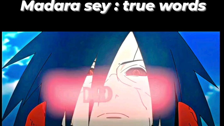 Madara Ture Words 🥺🥹 Ghost OF The Uchia ☠️