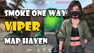 [CẨM NANG VALORANT] SMOKE ONE WAY của Viper trong map Haven | Tricksy