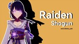 RAIDEN SHOGUN || Fanart Game Genshin Impact || Timelapse on Ibis Paint