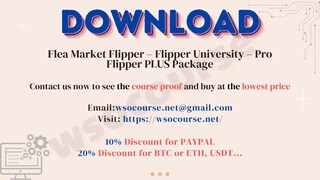 Flea Market Flipper – Flipper University – Pro Flipper PLUS Package