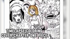 INTIP PROSES COLORING COVER ONE PIECE☠️