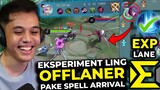 Eksperimen Ling Jadi OFFLANER Pake Arrival!! Jadi Cepet Banget Rotasinya!! - Mobile Legends