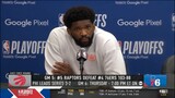 Joel Embiid on James Harden only taking 11 shots in Game 5: ‘I just want him to be aggressive."