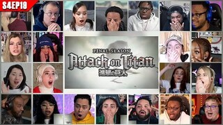 [20+ React Full Episode] Attack on Titan Season 4 Episode 19 Reaction Mashup