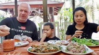 แกงอ่อมไก่ใส่วุ้นเส้น ซุปหมากมี่ Curry Chicken with Glass Noodles