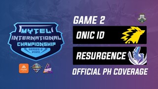 Onic ID vs RSG Game 2 Mytel International Championship Day 6 (BO3) | Just ML Mobile Legends