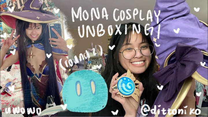GENSHIN IMPACT MONA COSPLAY (Round 2) ♡ UWOWO Review + Unboxing/Try-On
