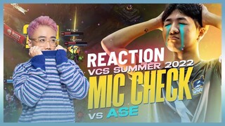 LU REACTION | MIC CHECK VS TRAILER TEAM WHALES [Hoàng Luân]