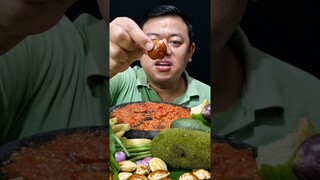 makan  jengkol tua mentah gurih banget