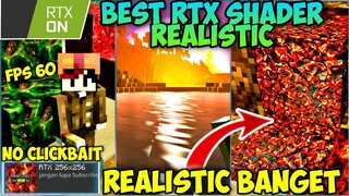 YES! Rilis RTX DI MCPE 1.17 TERBARU!! | Best mcpe shader 1.17 no lag | realistic shader 1.17 #rtx