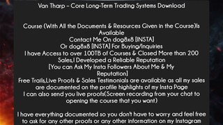 Van Tharp – Core Long-Term Trading Systems Download Course Download