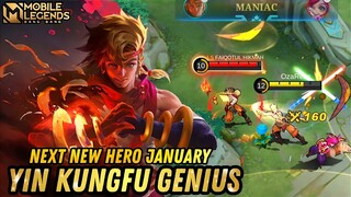 Next New Hero January 2022 Yin Gameplay - Mobile Legends Bang Bang