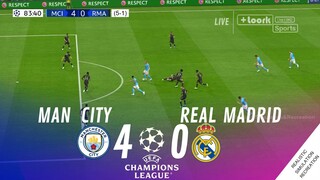 Man City vs. Real Madrid [4-0] MATCH HIGHLIGHTS | VideoGame Simulation & Recreation