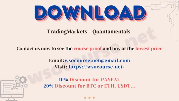 TradingMarkets – Quantamentals