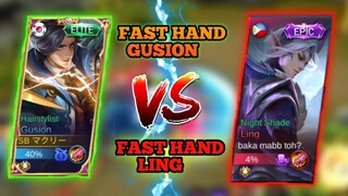 THIS IS WHAT HAPPEN IF FANNY MAIN PLAY GUSION🔥 | I Met Pro Ling In Rank Game😱 | WHO WIN?? | MLBB