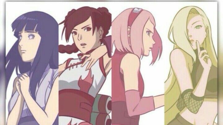 hinata sakura ino tenten naruto girls