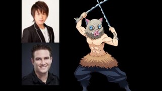 Anime Voice Comparison- Inosuke Hashibira (Demon Slayer)