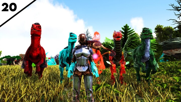 KOLEKSI RAPTOR SUDAH LENGKAP - ARK Survival Evolved Crystal Isles Indonesia #20