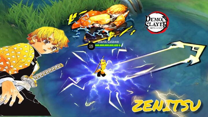 LANCELOT AS ZENITSU in Mobile Legends - NEW SKILL EFFECTS & REVIEW