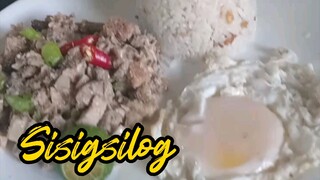 Wow gusto ko SISIG SILOG#cooking #recipes #pilipinofood #yummy #chef #eat #food #pilipinodish #meal