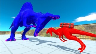 BLUE SPINOSAURUS EXPLOSIVE DEATH RUN