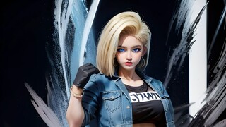 4K Dragon Ball Flower: Android 18