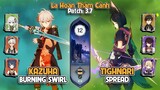 C0 Kazuha Burning Swirl & C1 Tighnari Spread | La Hoàn Thâm Cảnh Tầng 12 | Genshin Impact 3.7