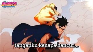 Boruto episode terbaru 199 - Naruto terkejut, Kekuatan delta menghancurkan tangan kawaki (B 197-199)