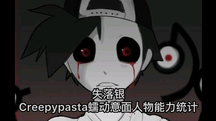 【失落银】Creepypasta人物能力统计