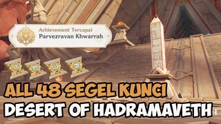 Lokasi 48 Segel Kunci & 8 Primal Obeliks Desert Of Hadramaveth【Genshin Impact】