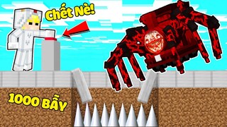 TÔ GÀ THỬ THÁCH 24H CHẾ TẠO 1000 CÁI BẪY TIÊU DIỆT TÀU LỬA QUỶ CHOO CHOO CHARLES TRONG MINECRAFT