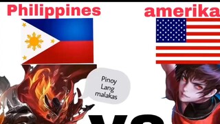 Philippines🇵🇭 vs amerika🇱🇷 EZ win!