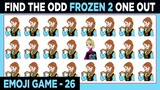 Frozen 2 Disney Princess Odd One Out Emoji Games 26 | Anna Princess Odd One Out In 15 s