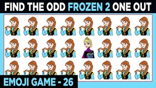 Frozen 2 Disney Princess Odd One Out Emoji Games 26 | Anna Princess Odd One Out In 15 s